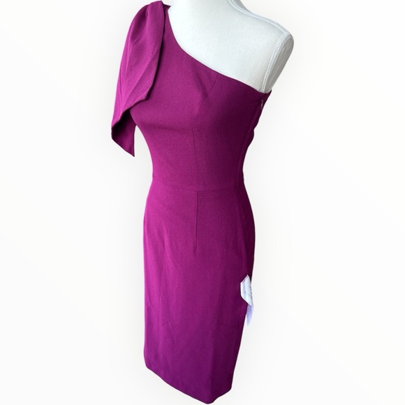 NWT Dress The Population Tiffany Dress in Dark Magenta Sz XS - Picture 4 of 14